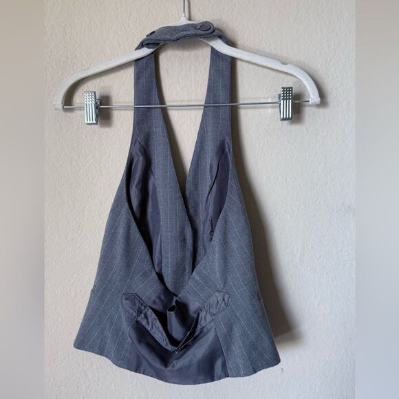 New York & Company Grey Vest Size 4 - Picture 4 of 5
